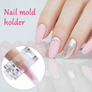 10 PCS Nail Tips Clip Quick Building UV Builder Gel Nail Extension Clamp - Picture 1 of 12