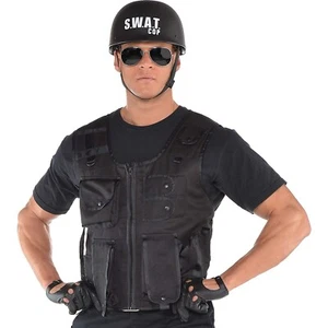 S.W.A.T. Vest Standard Size Mens Costume - Picture 1 of 2