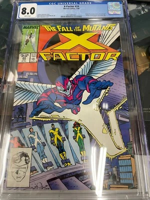 MArvel Comics X-Factor 24 CGC 8.0 1/88 - Image 1 of 2