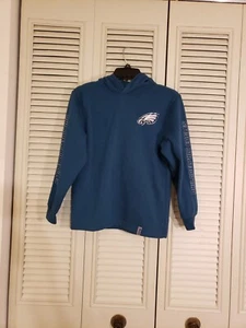 Philadelphia Eagles NFL Team Apparel Youth 14-16 Hoodie Green Sweatshirt - Picture 1 of 7