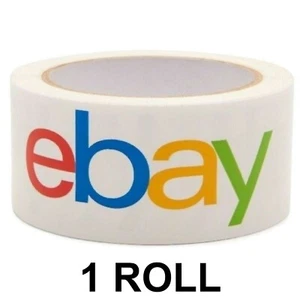 1 Roll Tape Shipping & Packing Opaque Color with eBay Brand Multicolor Logo - Picture 1 of 3
