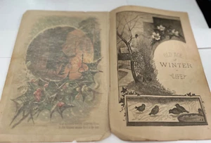 Der Winter des Lebens Vintage Papier von P W Zeiglea & Co - Bild 1 von 2
