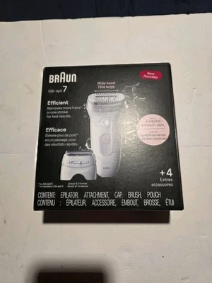 Braun Silk-épil 7 depiladora para mujer afeitadora y recortadora en seco/húmedo Foto 1 de 3