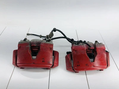 09-16 AUDI A4 QUATTRO FRONT LEFT & RIGHT SIDE ABS BRAKE CALIPER SET OF 2 OEM - Image 1 of 4