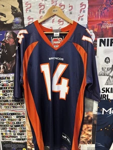 🔥🔥DEADSTOCK Vintage Bronco football Jersey Griese #14 Players Inc Mens Size XL - Picture 1 of 11