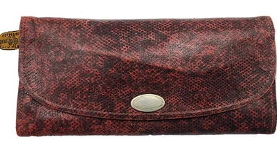 Vintage Manicure Set Red Leather Case Tools USA - Image 1 of 4