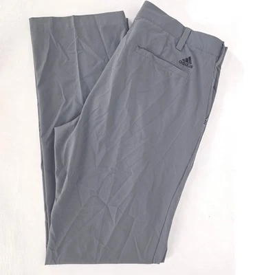 Pantalones de golf Adidas Ultimate 365 para hombre 34x33 (etiqueta 34x34) elásticos gris liso Foto 1 de 4