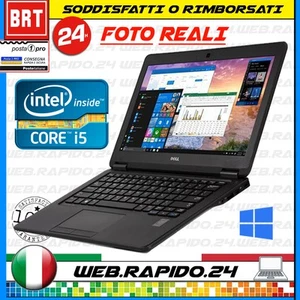 PC NOTEBOOK PORTATILE DELL LATITUDE E7250 12" CPU I5-6300U RAM 8GB 128GB WIN11 - Afbeelding 1 van 7