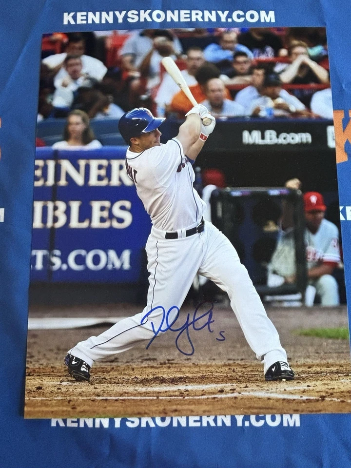 纽约大都会队 All Time Great Retired #5 David Wright 签名 11x14 照片蓝色夏普 — 第 1/1 张图片