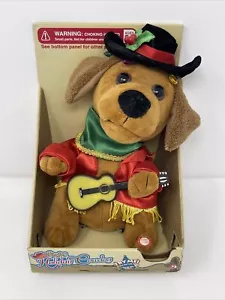 Gemmy Animated Singing Dancing Holiday Cowdog Plush Sings Deck The Halls - Picture 1 of 9
