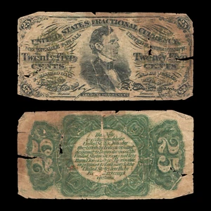 3rd Issue 25c Twenty Five Cent Contemporary Counterfeit Fractional Currency Note - Picture 1 of 3