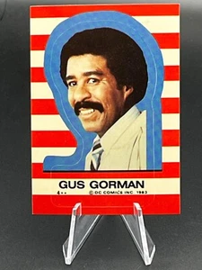 Pegatina 1983 Topps DC Comics Superman Gus Gotman #4 Richard Pryor casi nueva - Imagen 1 de 2