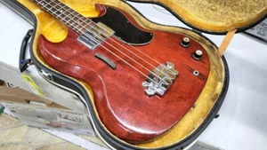 Gibson EB-0 Cherry Electric Bass Guitar Used Product Shipping From Japan - Picture 1 of 16
