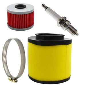 Air Oil Filter Spark Plug Tune Up Kit For Honda FourTrax 300 TRX300 1988-2000 US - Picture 1 of 6