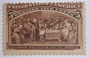 Travelstamps:1892 US Stamps Scott #234 Soliciting Aid ,mint , orig gum,see scans - Picture 1 of 6