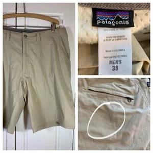 Pantalones Cortos Patagonia Para Hombre 38 11.5 Caqui Surf Nylon Gorpcore Empacables Preparación - Imagen 1 de 15