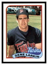1989 Topps #318 GENE LARKIN Minnesota Twins