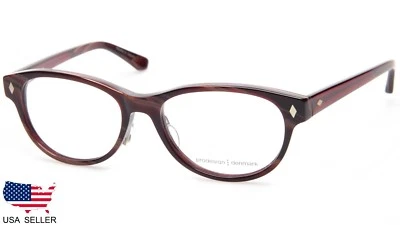 NEW PRODESIGN DENMARK 1744 1 c.3834 BURGUNDY EYEGLASSES 52-16-140 B38mm Japan - Image 1 of 4