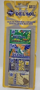 Vintage 2004 Diamond Strike on Box Matches Fosforos Del Sol Set of 4 -32ct NOS - Picture 1 of 8