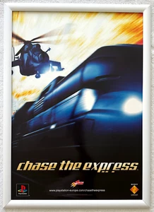 Póster promocional Chase The Express RARO PS1 42 cm x 59 cm - Imagen 1 de 1