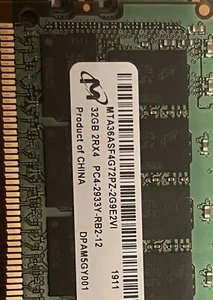 Micron 32GB 2RX4 PC4-2933Y-RB2-12 - Zdjęcie 1 z 2