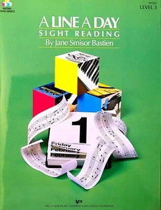 A Line A Day Sight Reading Level 3 by Jane Bastien - Picture 1 of 5