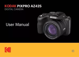 KODAK PIXPRO AZ425 CAMERA PRINTED INSTRUCTION MANUAL USER GUIDE 96 PAGES A5 - Picture 1 of 1