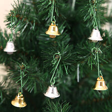 10Pcs/Set Hanging Christmas Bell Rustic Mini Craft Bell Ornament Home Decor