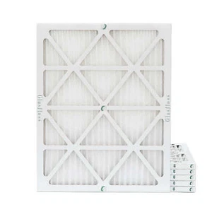Glasfloss ZL 20x22x1 MERV 10 (FPR 7) Pleated Furnace Air Filters. 6 Pack - Picture 1 of 6