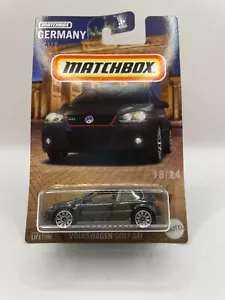 2024 Matchbox VW Volkswagen Golf 5 GTI Black MBX Germany 18/24 Model car - Picture 1 of 2