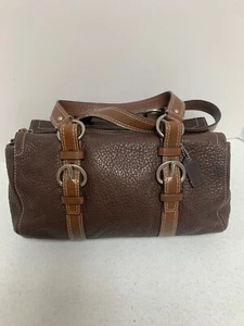 Coach (Unauthenticated) Chelsea Brown Pebble Leather Purse F0782-F10887 - Picture 1 of 12