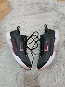 Nike Womens Zoom Court Black And Pink Tennis Trainers Size 5.5UK Brand New - Picture 1 of 9
