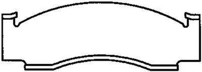 Juego de pastillas de freno de disco Bendix MKD86FM para 76-94 Dodge Charger D100 D100 Panel W100 Foto 1 de 4