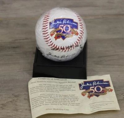 Béisbol conmemorativo del 50 aniversario de Jackie Robinson MLB 1947-1997 Foto 1 de 3