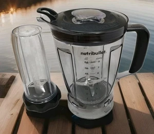 Jarra de repuesto para licuadora NutriBullet 64 oz 8 tazas y taza de 24 oz ambas con tapas - Imagen 1 de 9