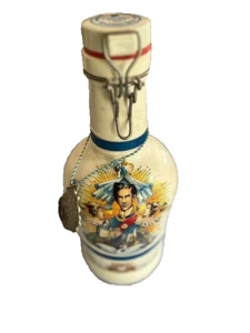 Vintage Bavarian Porcelain Beer Growler "150th Birthday King Ludwig II" w/medal - Picture 1 of 6