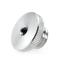 Silver Adapter Metal Alloy Threaded Screw Adapter 1/4-inch to 5/8-inch Adapter