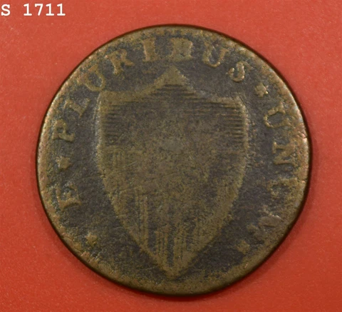 1786 Nova Caesarea New Jersey Colonial Copper "Good" Cover
