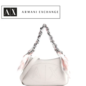 Bolso de hombro/bolso de mano Armani Exchange marfil... Bolsos de marca de BagaholiX (B391) - Imagen 1 de 6