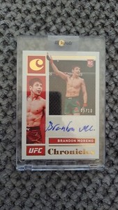 Brandon Moreno Gold ROOKIE Auto 5/10 UFC