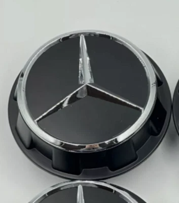 1 pieza Mercedes Benz C63s E63s CLS63s AMG Negro Cromo Tapa Central Tornillo 60mm Foto 1 de 2
