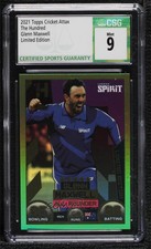 2021 Topps Cricket Attax The Hundred Limited Edition Glenn Maxwell CSG 9 Mint