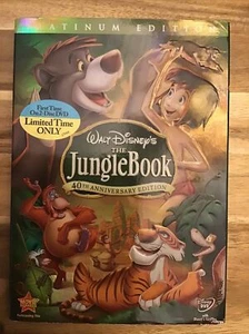 Disney Jungle Book DVD 2007 2-Disc Platinum Edition Excellent Condition - Picture 1 of 6