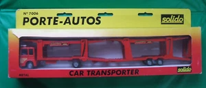 Solido - Renault Car Transporter & Trailer - Red 'TS' Porte Autos - No.7006 - Picture 1 of 12
