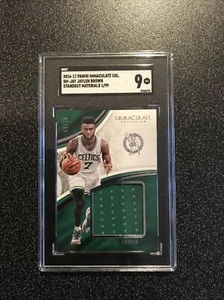 JAYLEN BROWN 2016-17 Panini Immaculate STANDOUT MATERIALS RELIC SN#01/99 SGC 9 - Picture 1 of 3