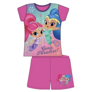 Shimmer and Shine Pjs Pyjamas Sleepwear Girls Kids Pink 18 Months to 5 Years - Picture 1 of 1