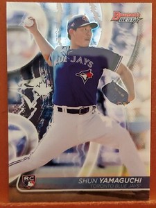 2020 Bowman's Best #1 Shun Yamaguchi RC BLUE JAYS 