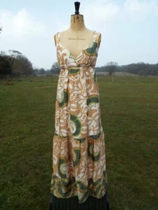 Fab PRINCIPLES Strappy Tiered Silky Feel Summer Maxi Dress Size 14 BNWT RRP £99 - Picture 1 of 4