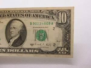 1988A $10 Uncirculated FRN #B90234868A  *Sequential Option - Picture 1 of 10