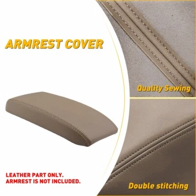 Center Console Armrest Lid leather Cover Oak Tan for 1996-02 Toyota 4Runner - Image 1 of 4